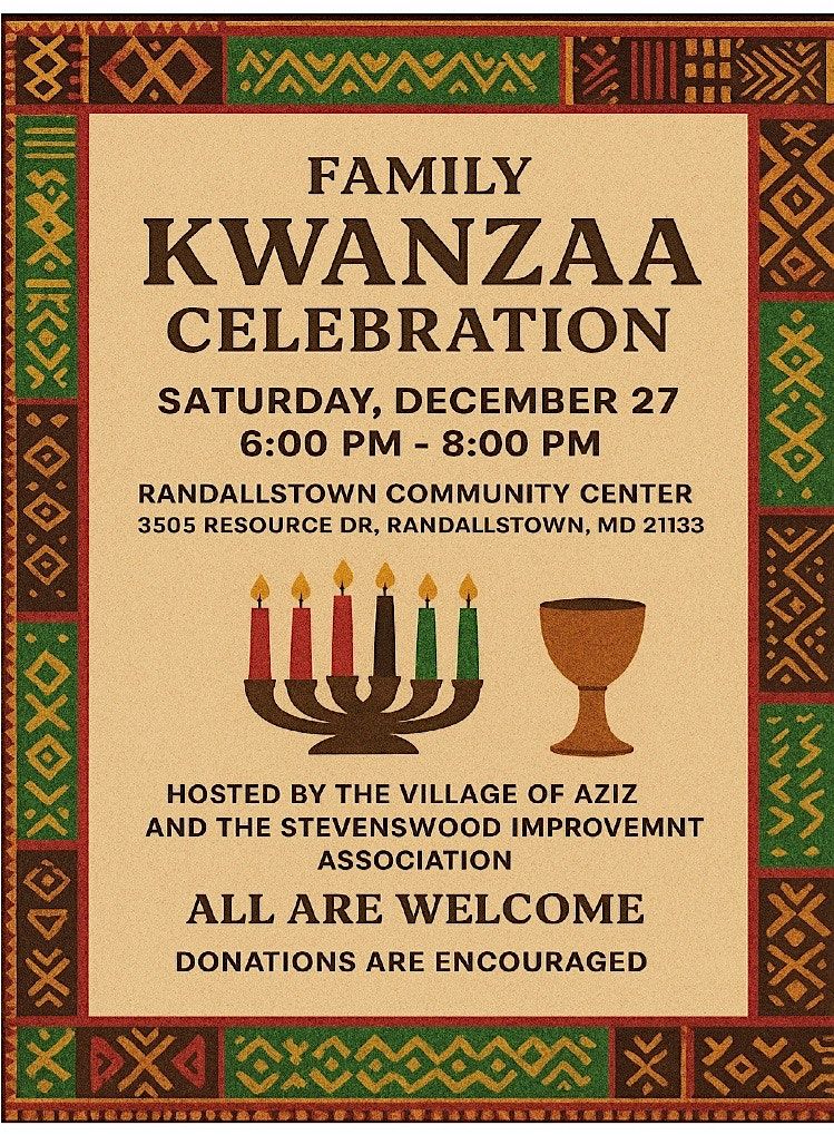Family Kwanzaa Celebration
