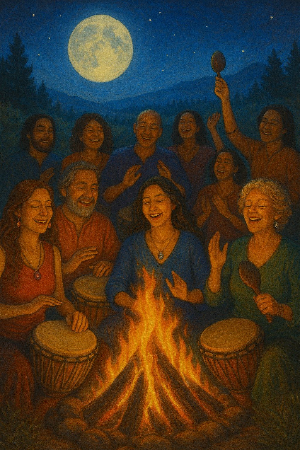 Sacred Resonance: A Meditative Drum Circle for Autumn\u2019s Call to the Heart