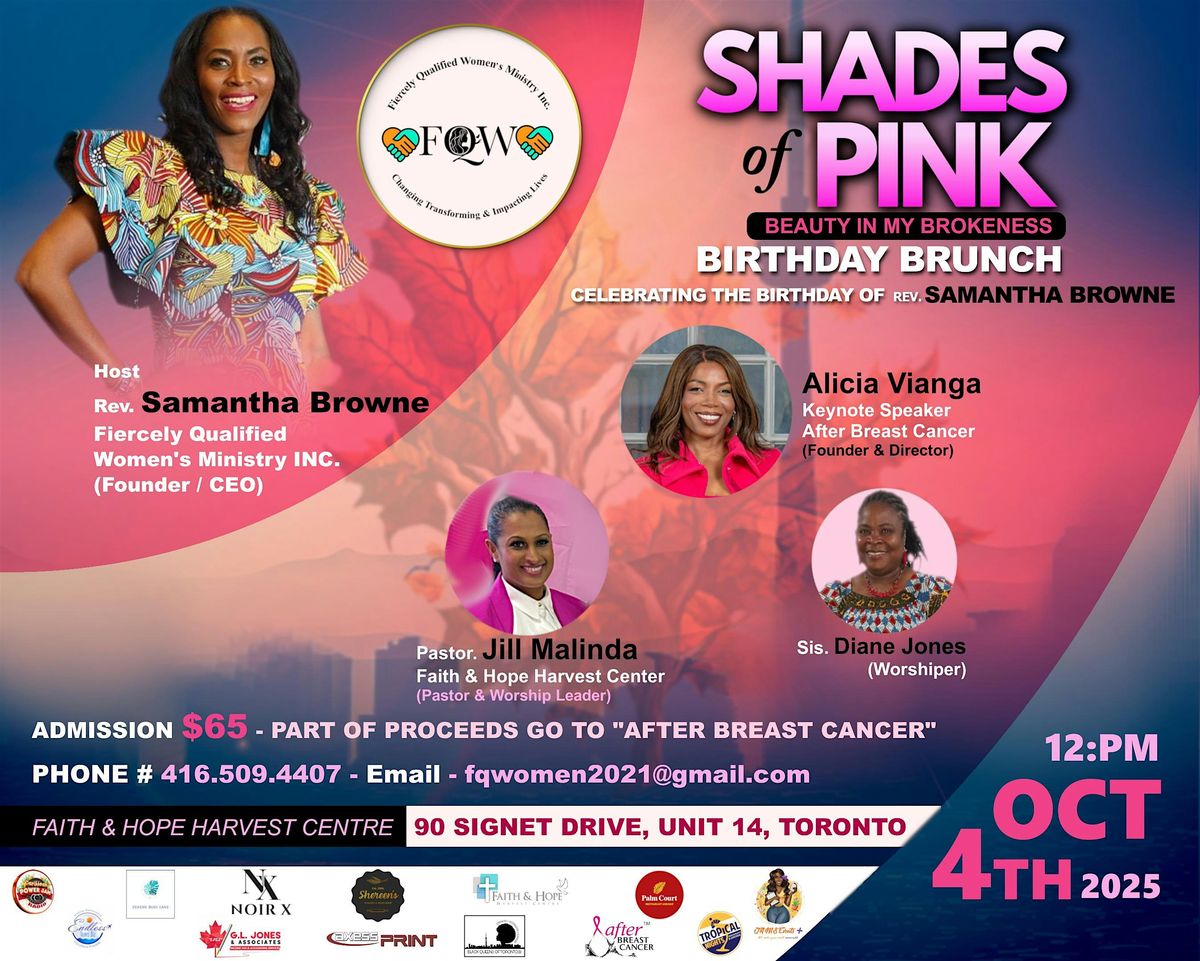 SHADES OF PINK Beauty In My Brokenness BRUNCH