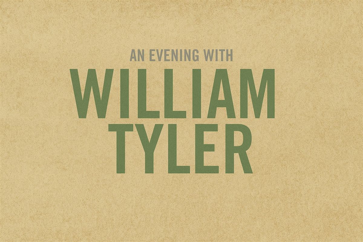 Listening Room and Bar Citra Present: William Tyler