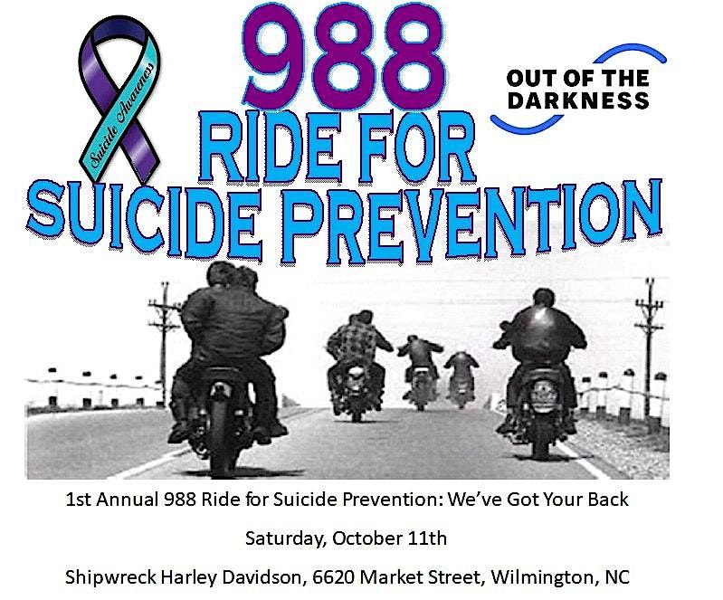 Ist Annual 988 Ride for Suicide Prevention