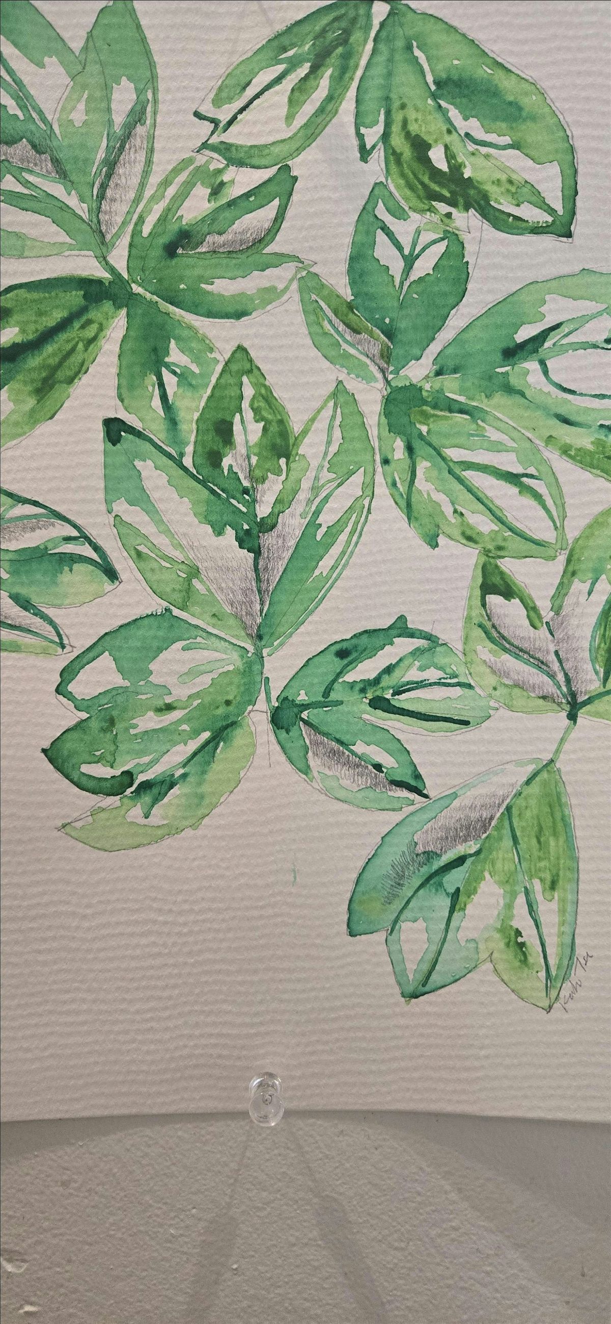 Wild Wild East-Ravine walk, write, watercolours by S'mad at Cedar Ridge