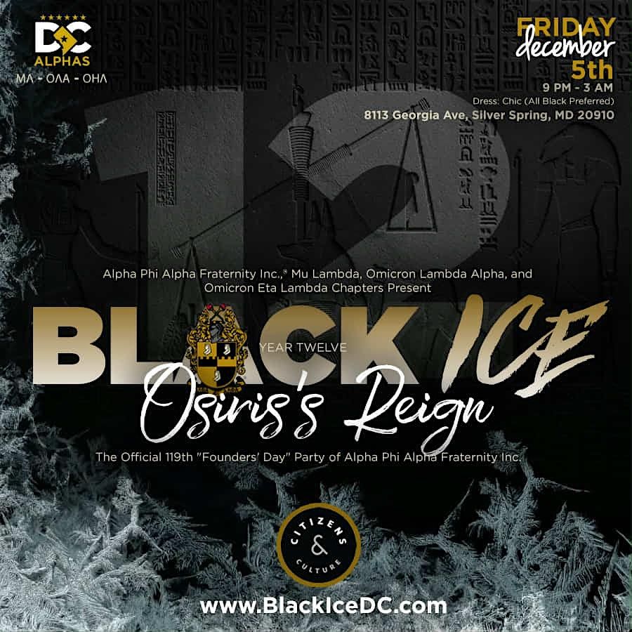 Black Ice 2025 hosted by the DC Alphas
