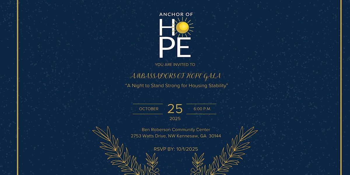 Ambassadors of Hope Gala