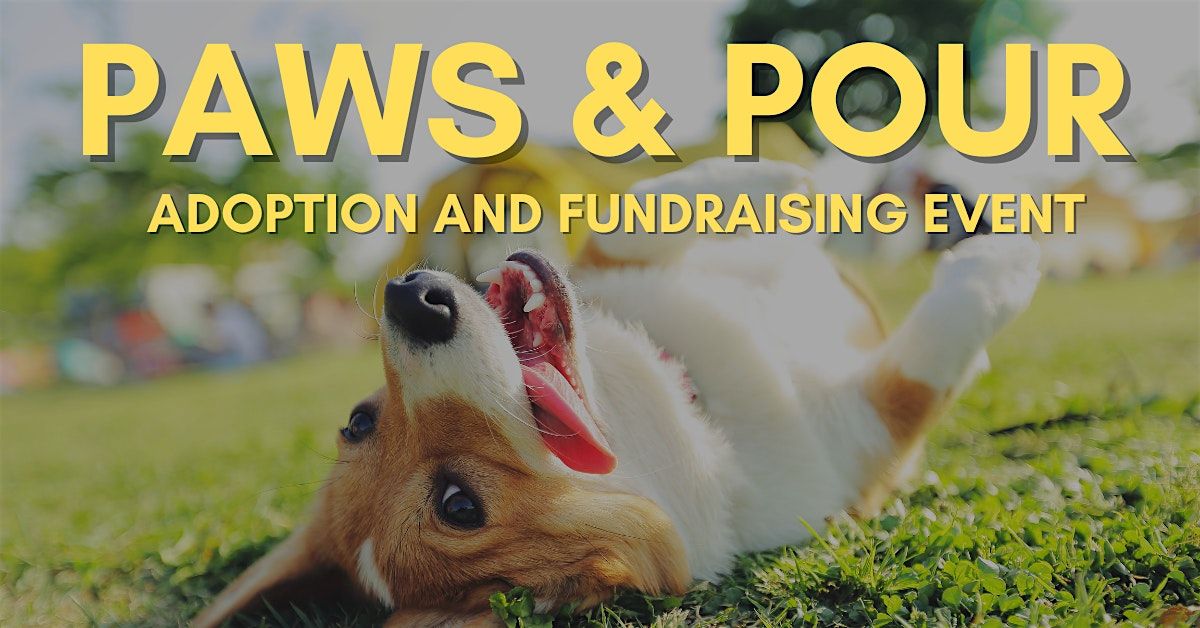 Paws & Pour: Adoption and Fundraising Event
