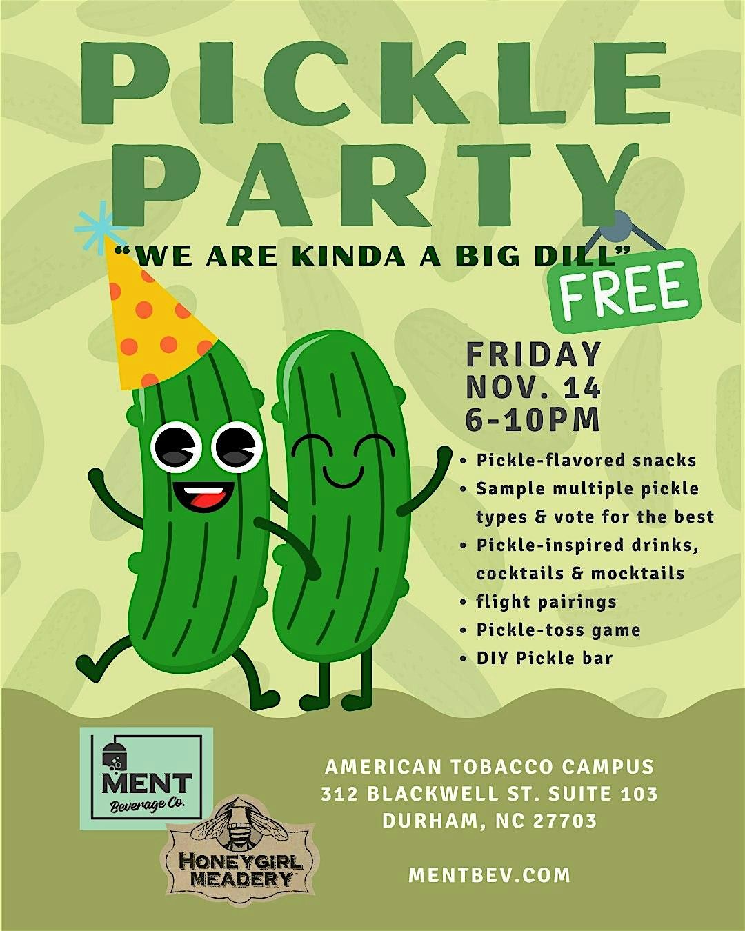 National Pickle Day Pickle Party!