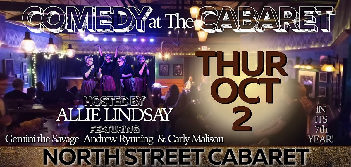 Comedy at The Cabaret! OCT 2