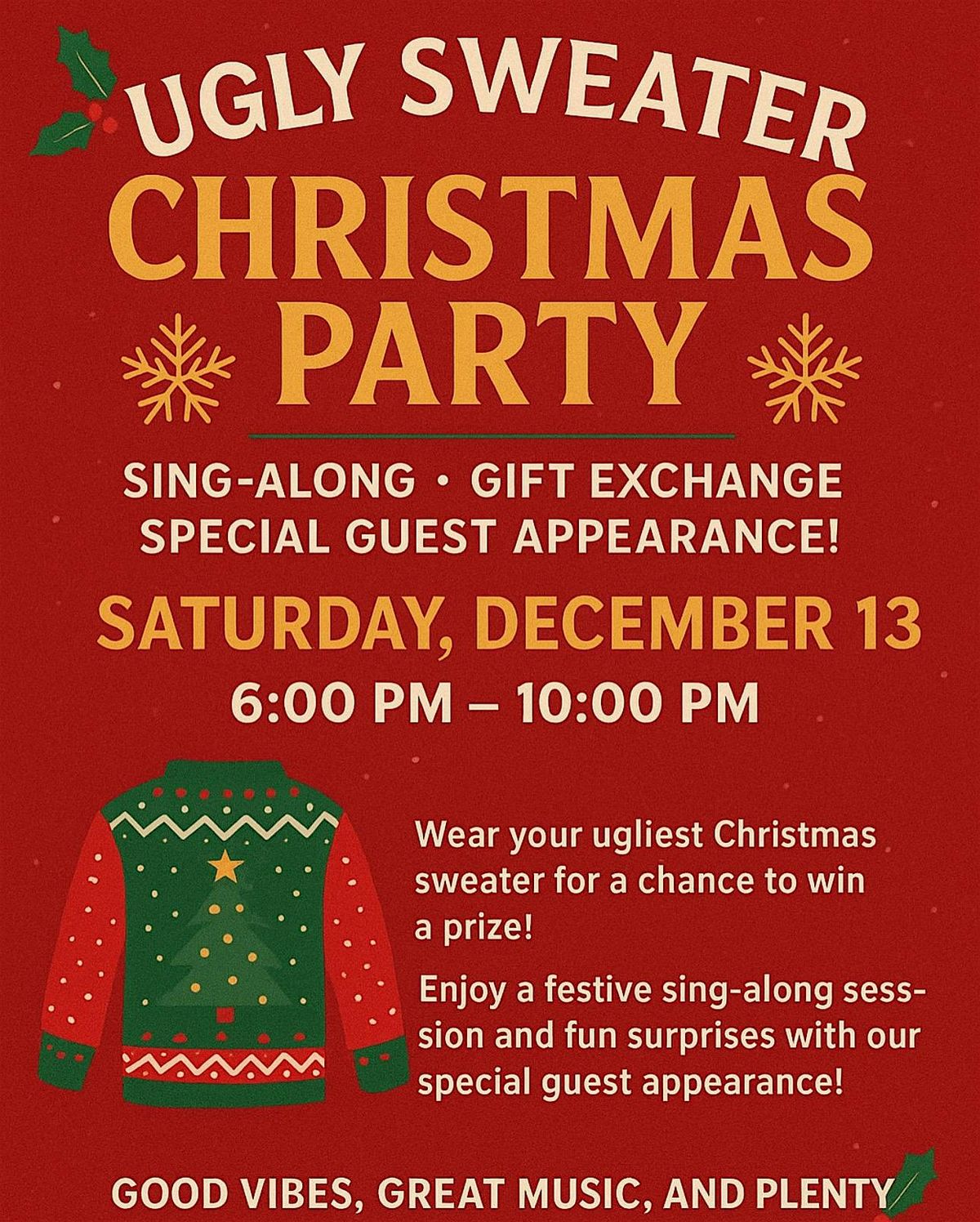 Karaoke  w\/ friends holiday party - 2nd annual