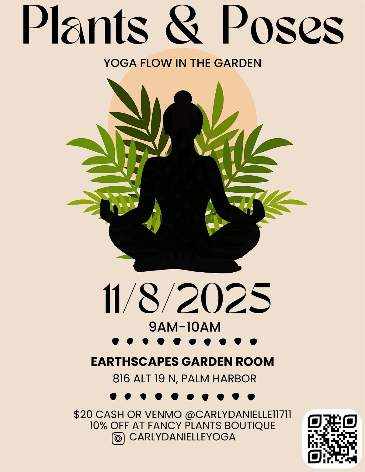 Plants & Poses Yoga Flow - Second Saturday of the Month!