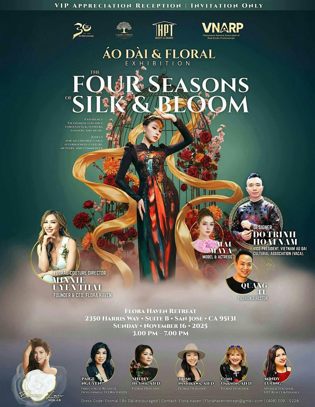 Ao Dai Exhibition: The Four Seasons of Silk & Bloom