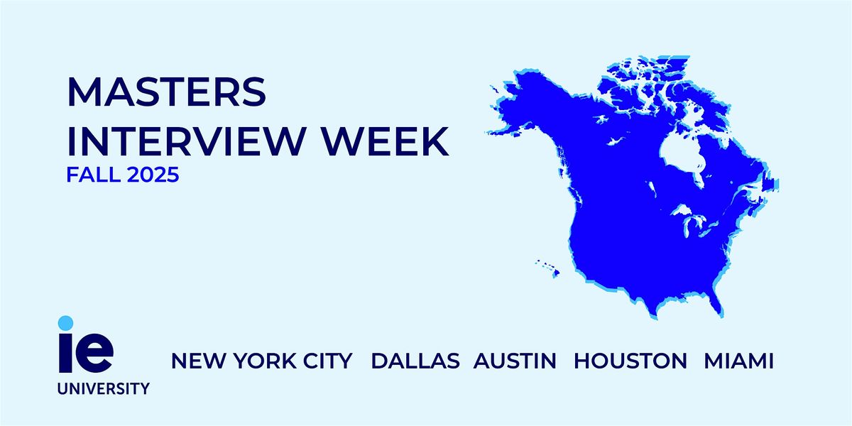 IE North America Masters Interview Week \u2013 NYC