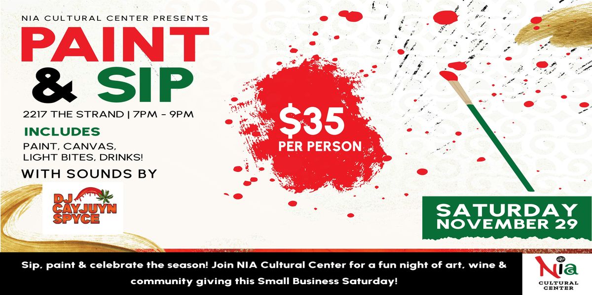 Sip, Paint & Vibe!