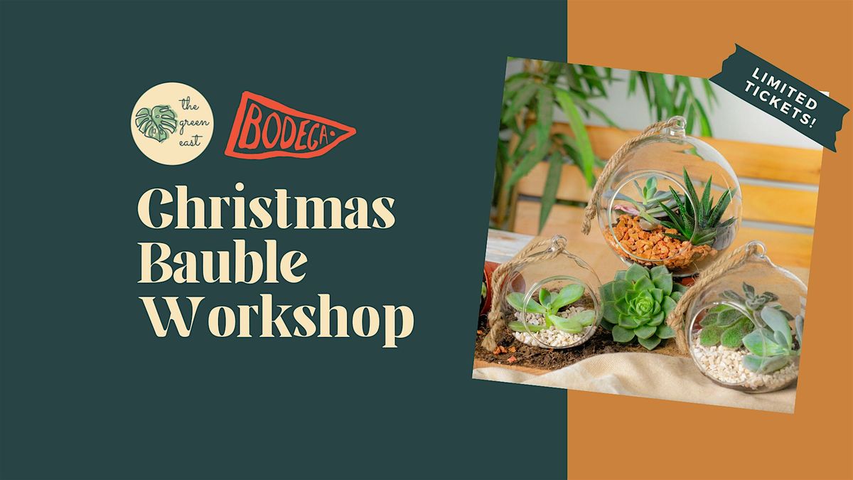 Christmas Bauble Terrariums - 9th December