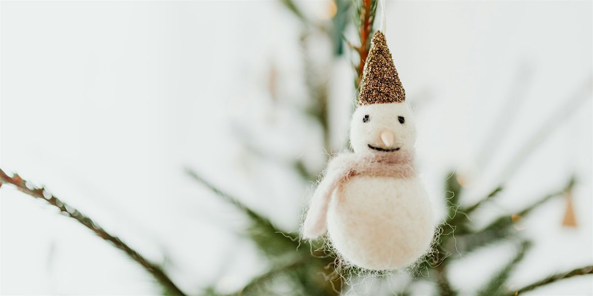 Needle Felting Festive Baubles