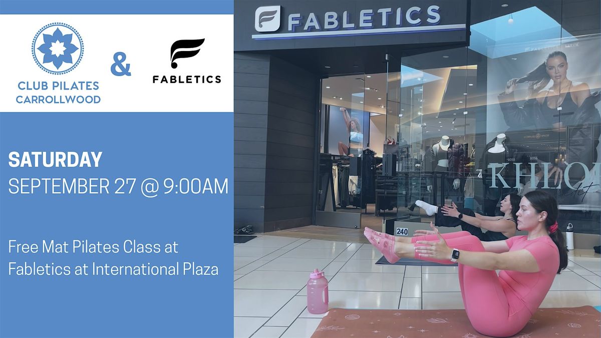 Free Club Pilates Mat Class at Fabletics