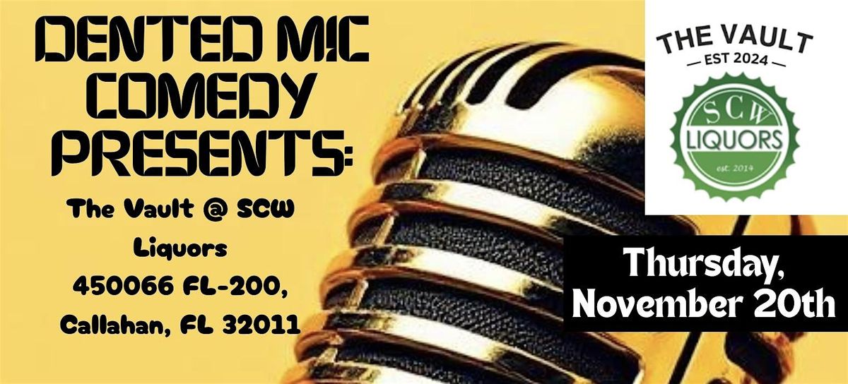 Stand Up Comedy at The Vault!