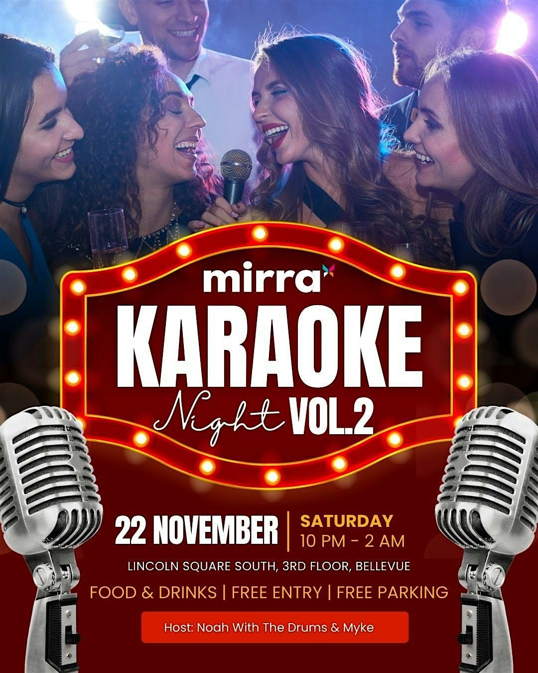 Mirra Karaoke Night Vol. 2 \u2013 Sing, Laugh & Party! | Free Entry