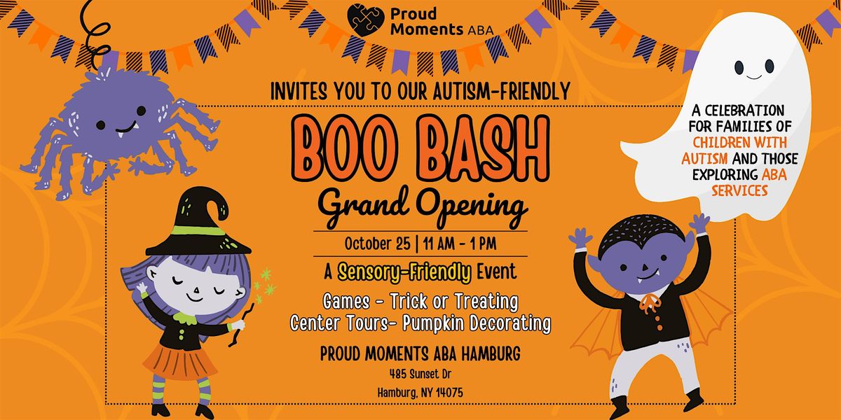 Autism-Friendly Boo Bash - Grand Opening of Proud Moments ABA Hamburg ...