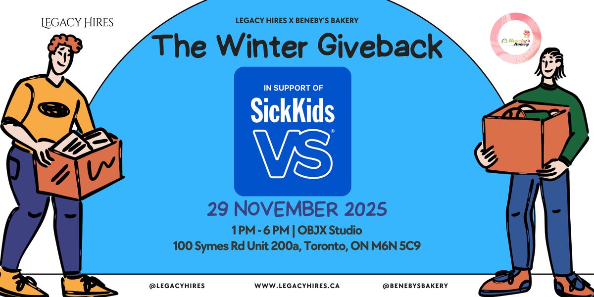 The Winter Giveback (Legacy Hires x Beneby's Bakery)