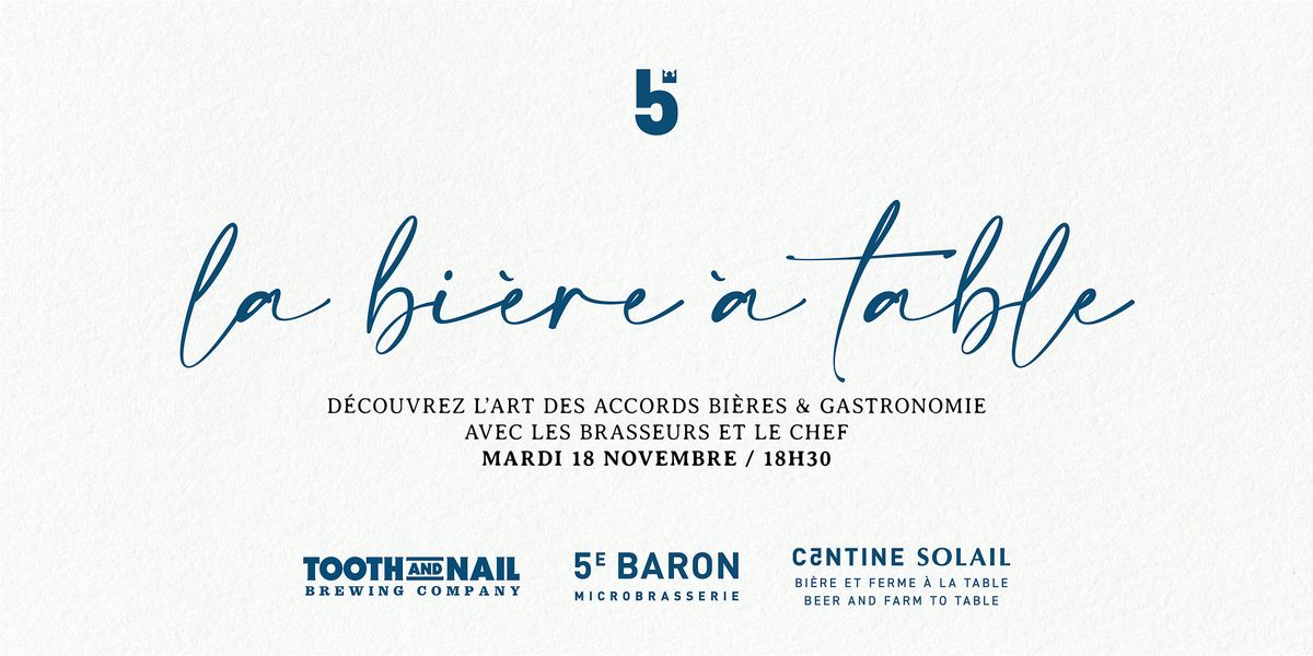 La bi\u00e8re \u00e0 table