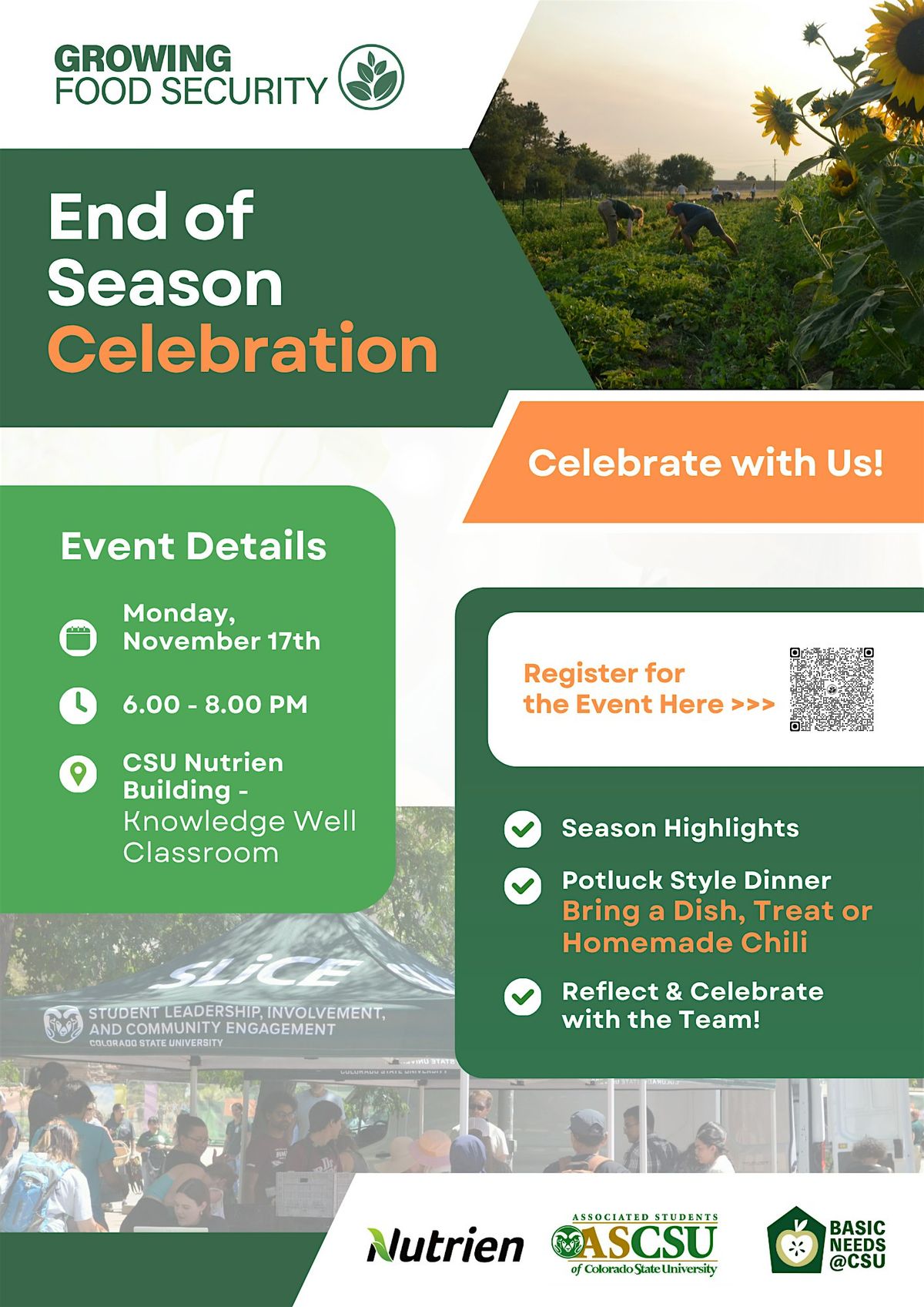 Growing Food Security - End of Season Celebration