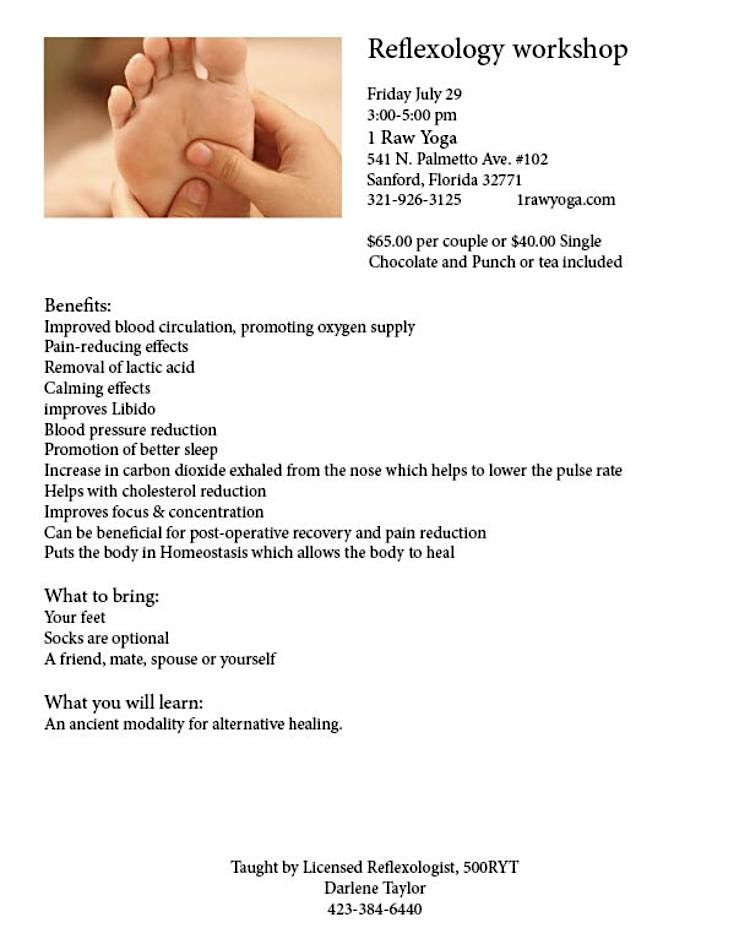 Reflexology Workshop