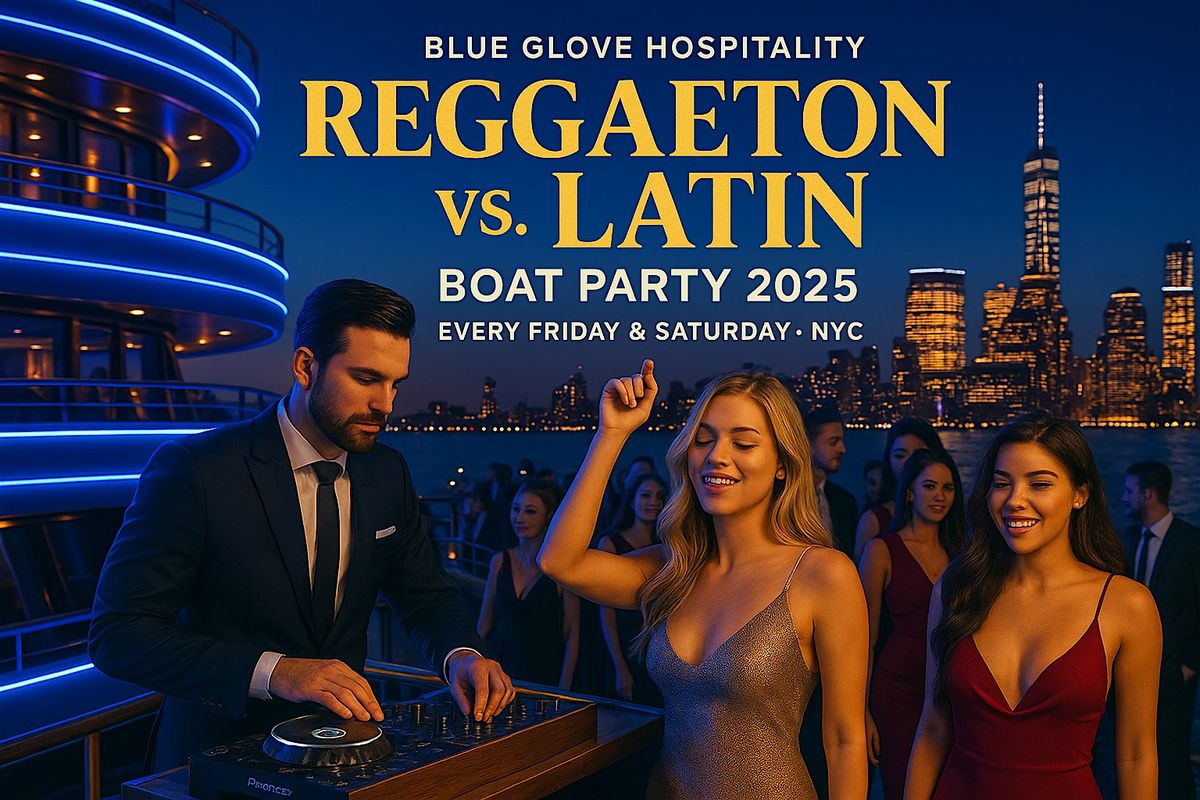 #1 LATIN VS REGGAETON BOAT PARTY 2025 | Statue of Liberty Views!