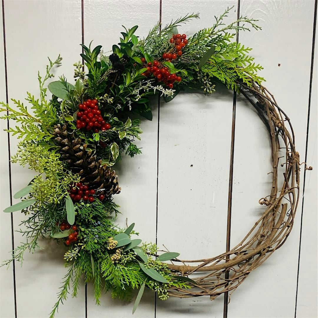 Wreath Building Workshop with Vivant Gardening Services