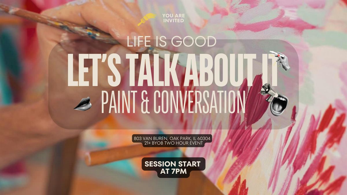 Paint and Conversation: A Sip & Paint Experience for the Soul
