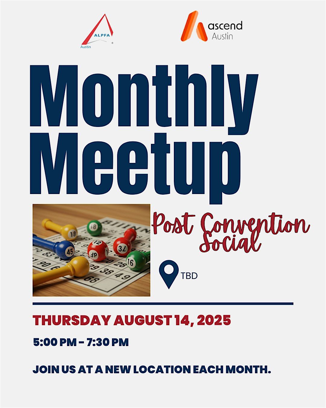 Monthly Meetup: Post-Convention Social
