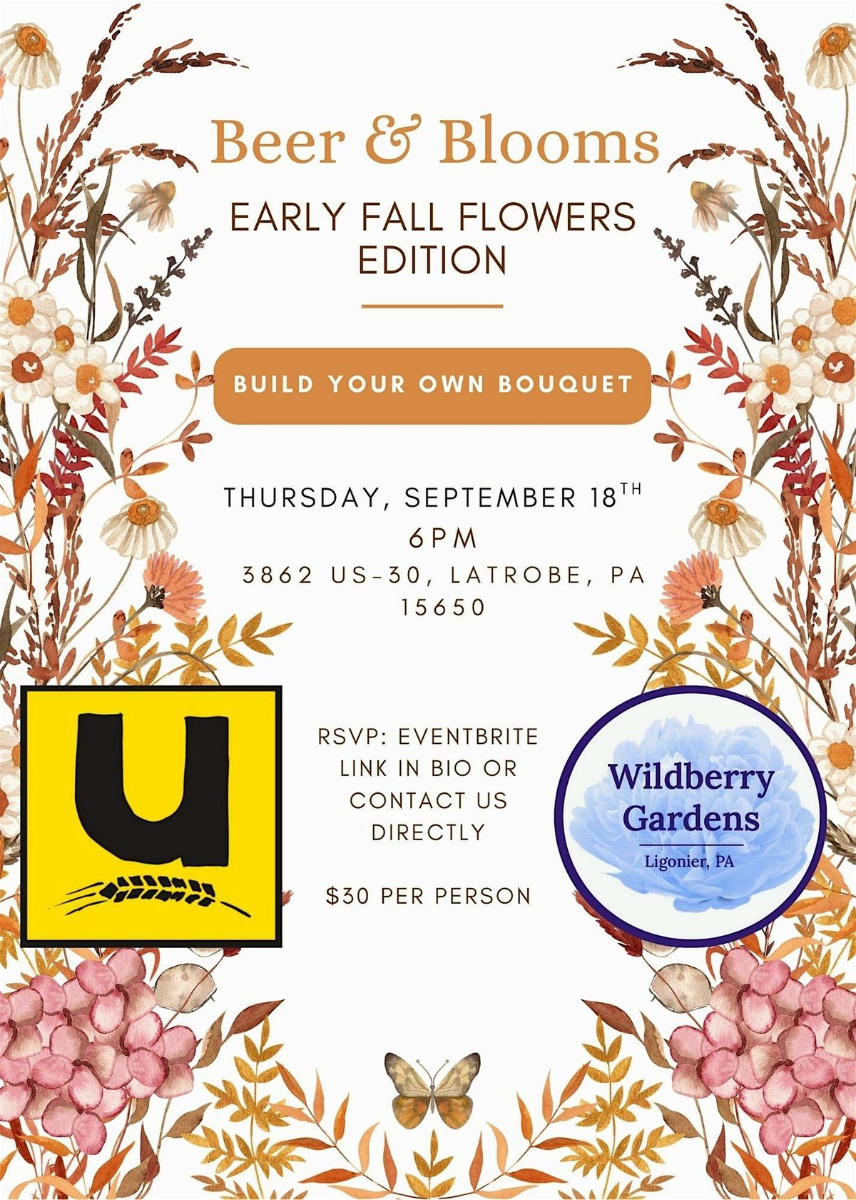 Beer & Blooms: Early Fall Flowers Edition