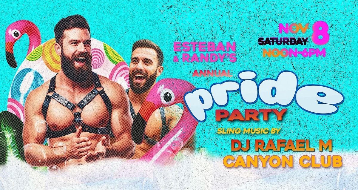 Esteban and Randy's Palm Spring pride Pool Party