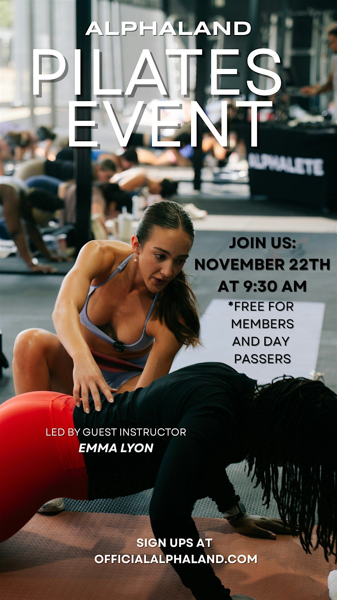 ALPHALAND PILATES EVENT