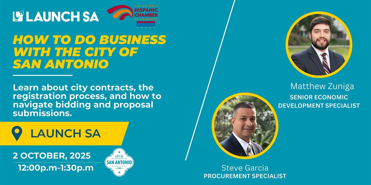 How to do Business with the City of San Antonio