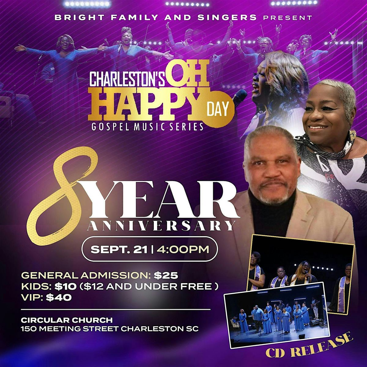 Charleston\u2019s Oh Happy Day Gospel Series