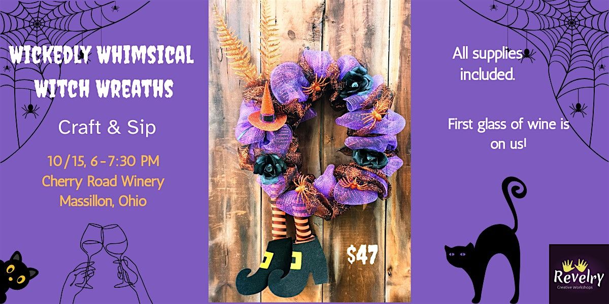 Wickedly Whimsical Witch Wreaths