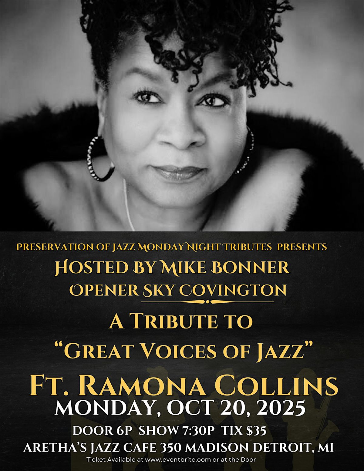A Tribute to the Great Voices of Jazz featuring Ramona Collins