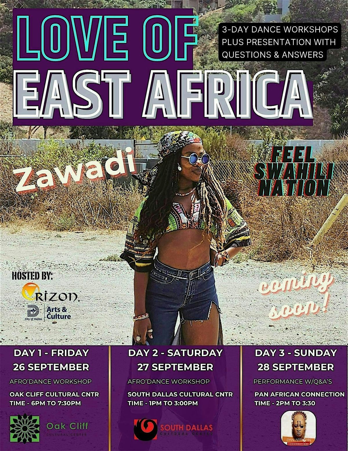 Afro'Dance Workshops & Presentation by Zawadi