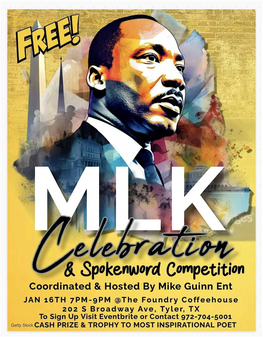 5TH ANNUAL EAST TEXAS MLK SPOKENWORD CONTEST & OPEN MIC
