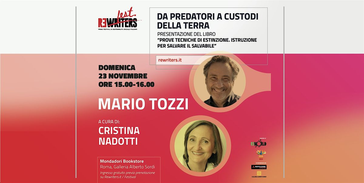 Da predatori a custodi della terra: incontro con Mario Tozzi