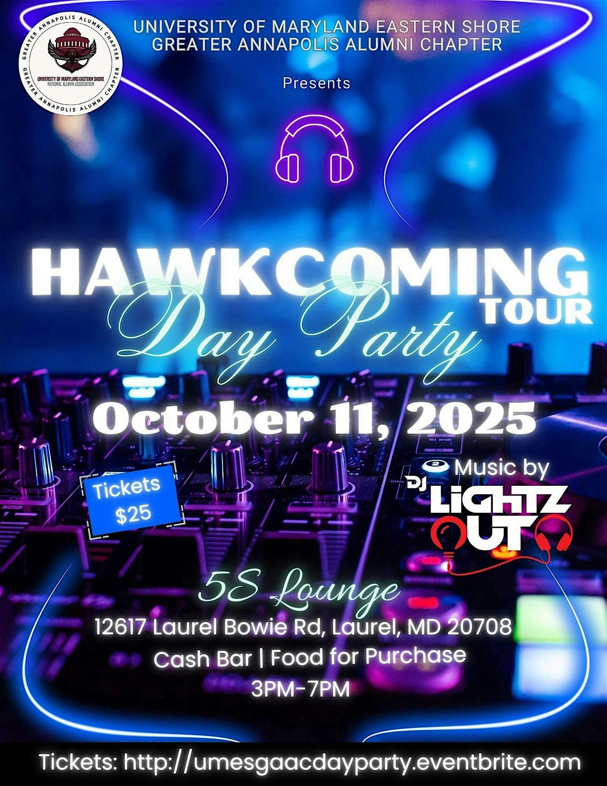 Hawkcoming Tour Day Party
