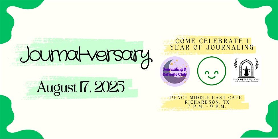 Journal-versary! Journaling Party! (Dallas, TX)