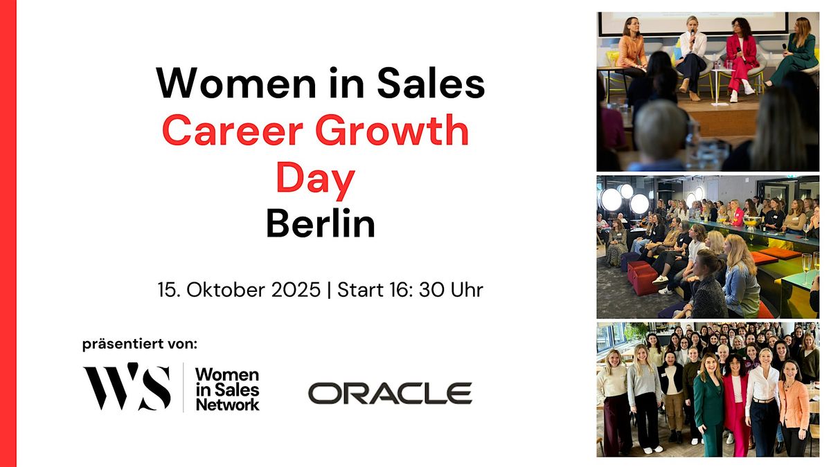 Women in Sales Career Growth Day Berlin