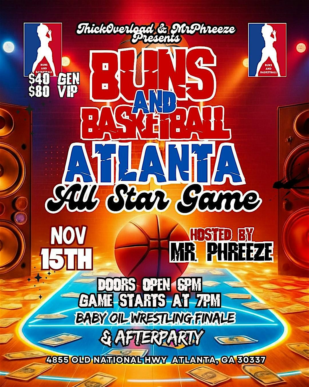 Buns and Basketball All Star Game - Atlanta - Nov 15 2025