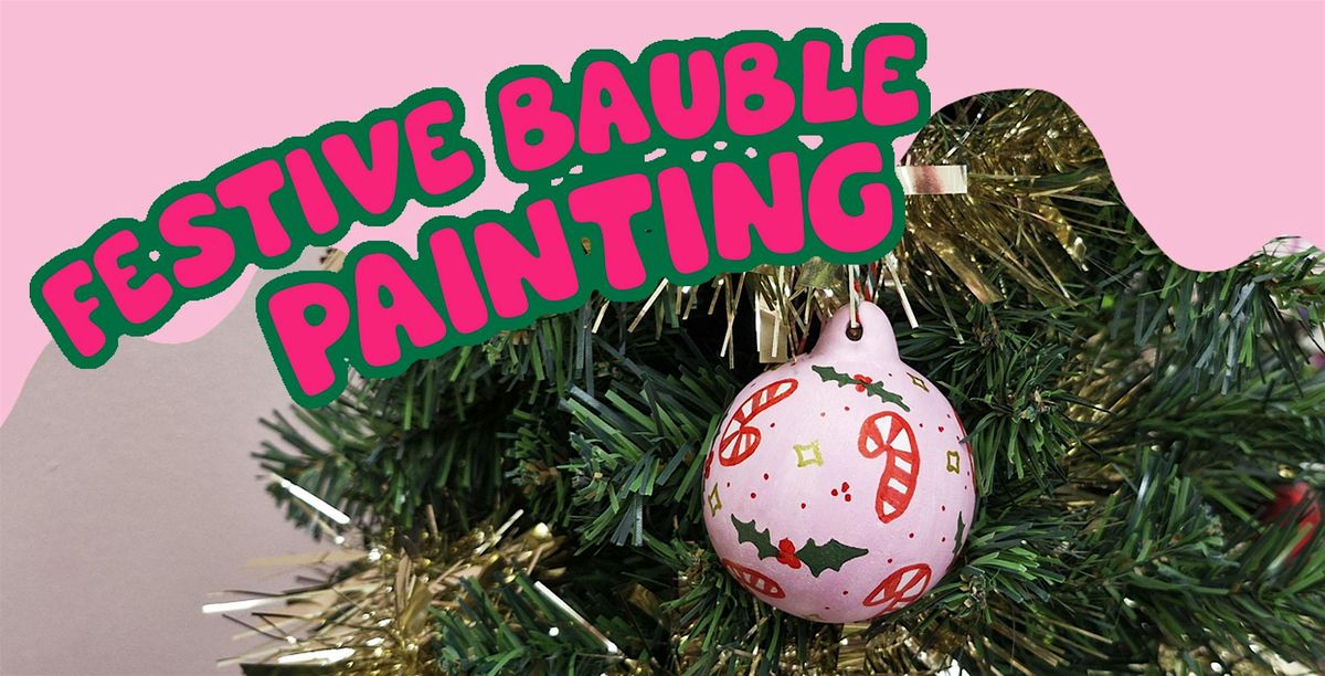 Festive bauble painting