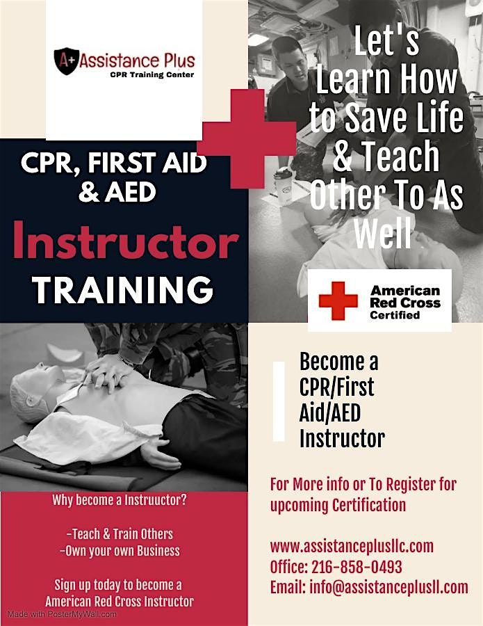Dallas\/Ft Worth....Become A Instructor for FIRST AID, CPR, AED or BLS
