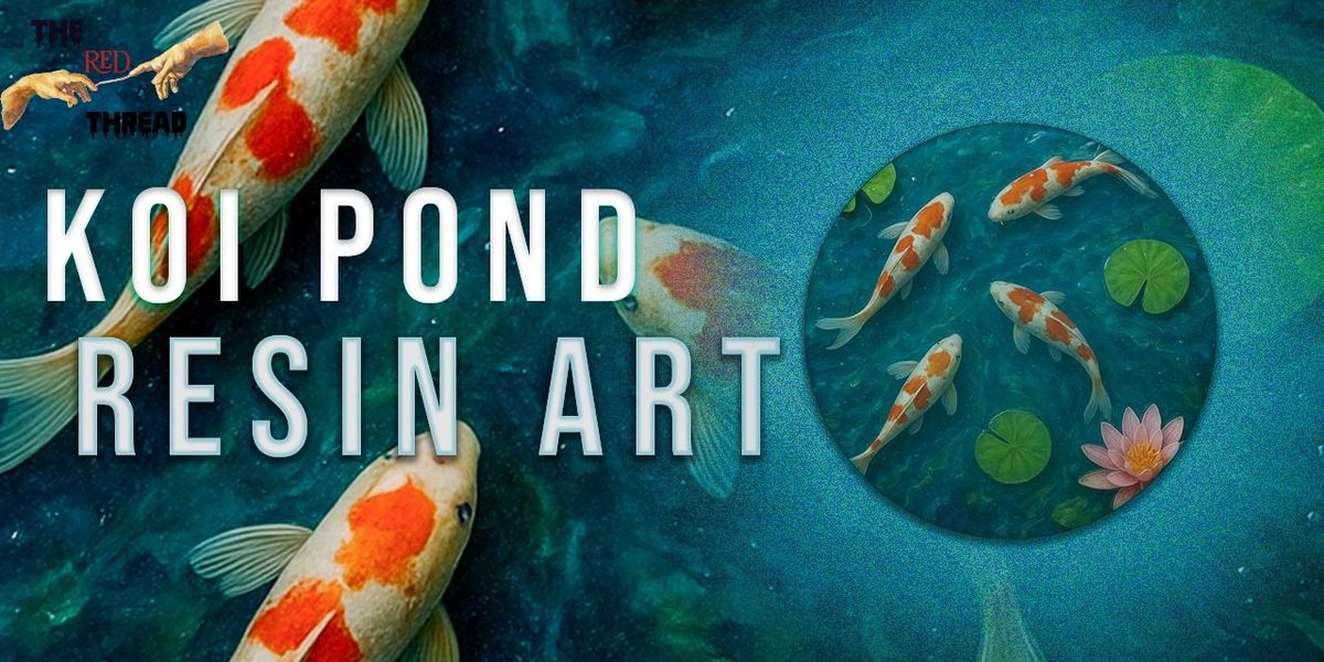 Koi Pond Resin Art