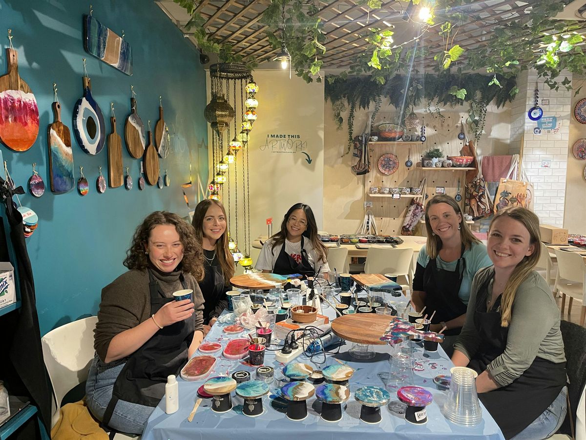 Resin Art Workshop in Dallas