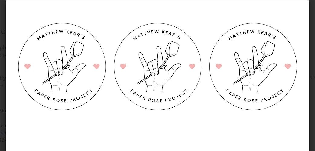 Matthew Kear's Paper Rose Project