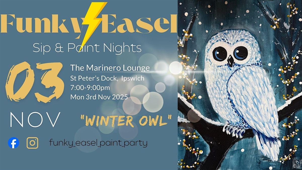 The Funky Easel Sip & Paint Party at Marinero Lounge